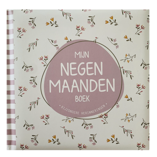 Invulboek "Mijn 9 Maanden Boek" (Cherry Blossom)