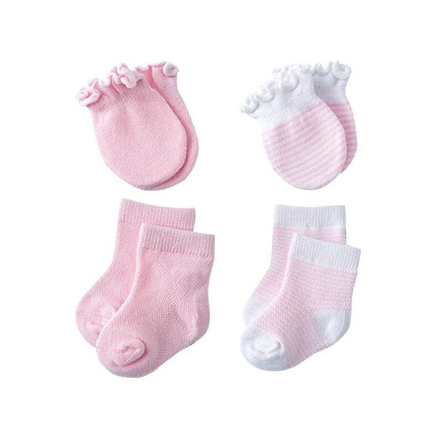 Set: krabwantjes en sokjes roze