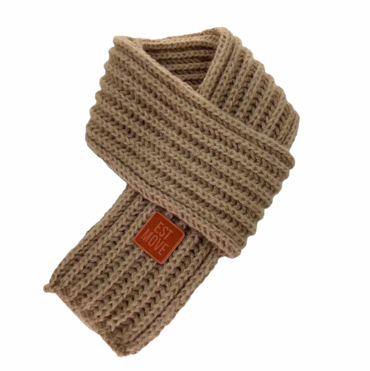 Grofgebreide Sjaal - Khaki