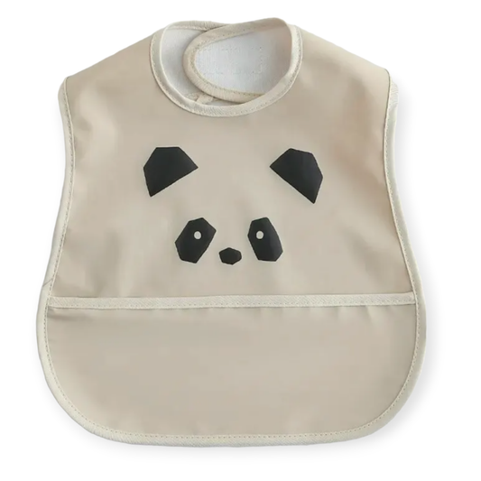 Slabbetje met Opvangbakje 'panda'
