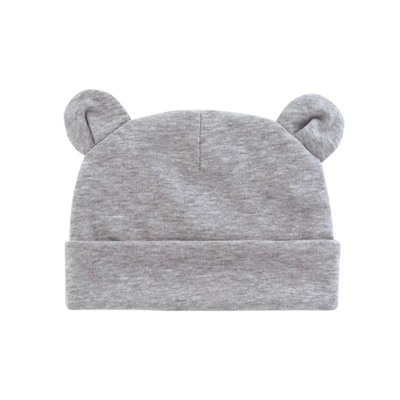 Newborn Mutsje met Oren grijs