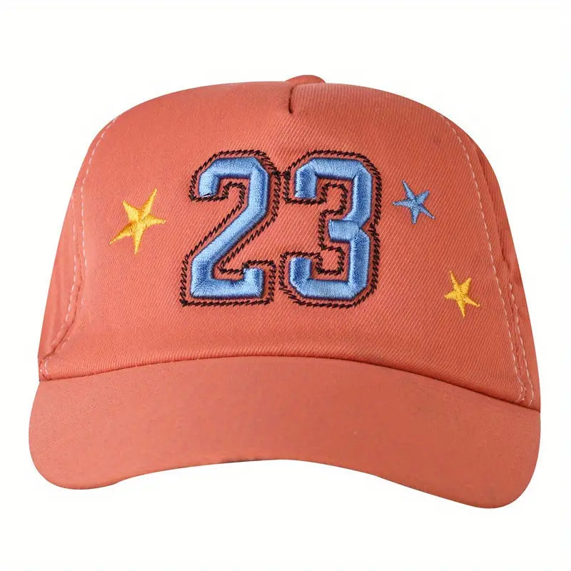Baseball Cap met *23* applicatie in rood