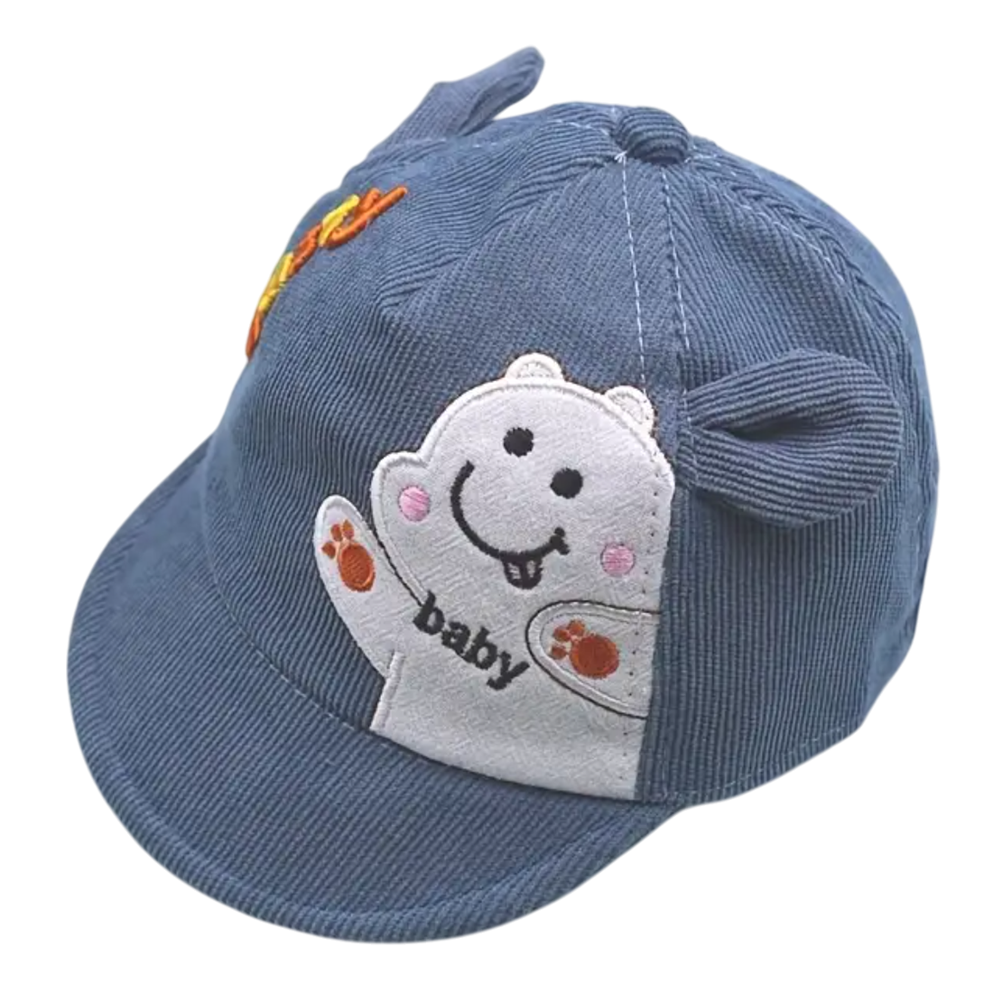 Corduroy Cap met Oortjes (4 kleuren) blauw