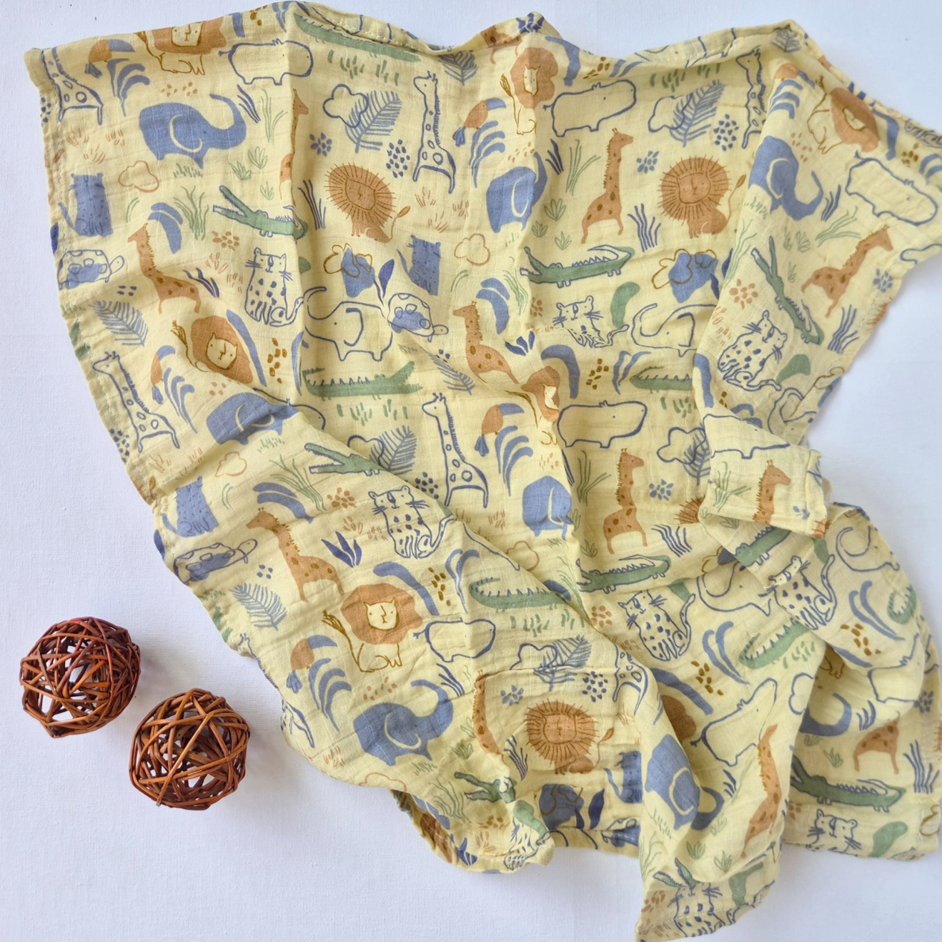 hydrofiele doek met wilde dieren