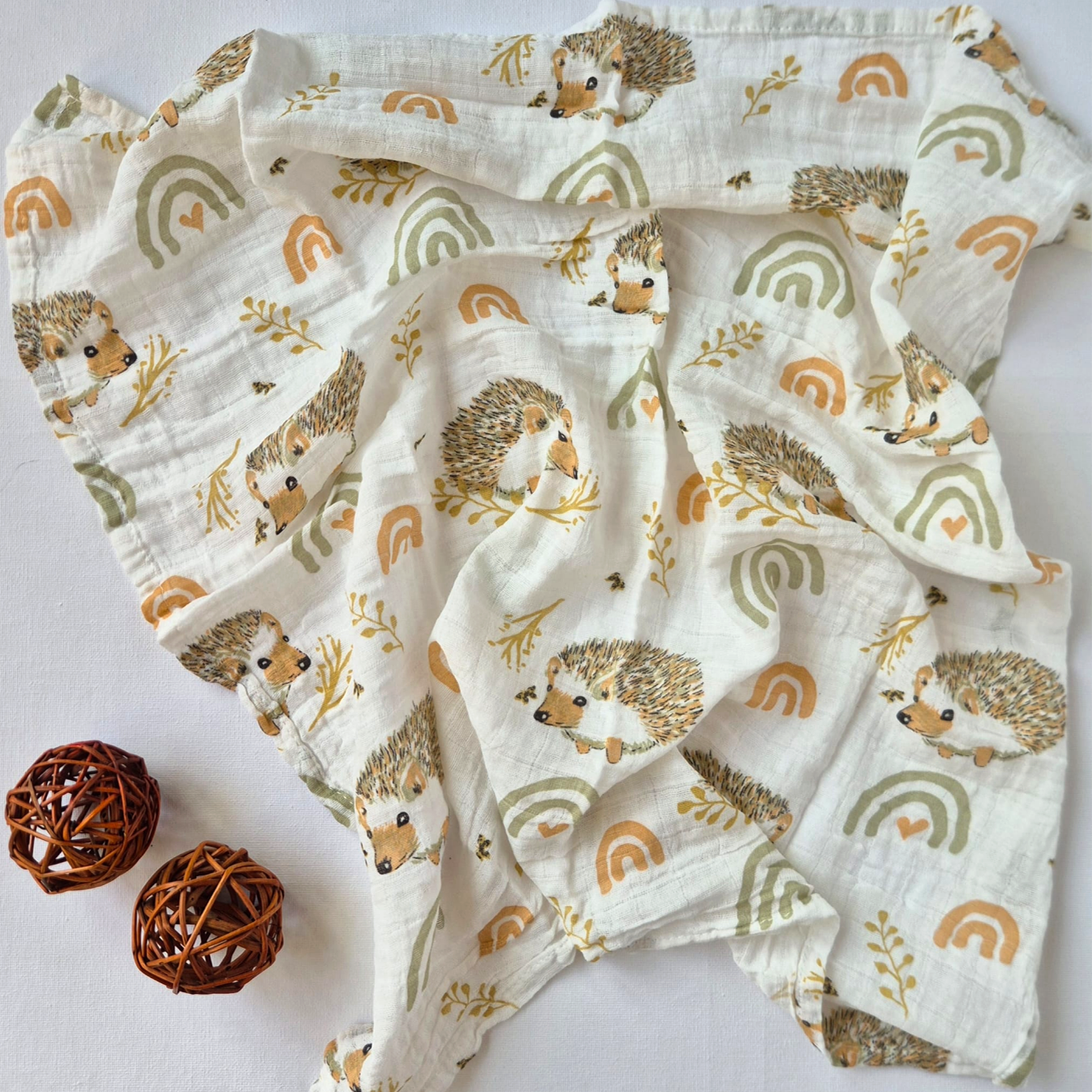 hydrofiele doek met egels