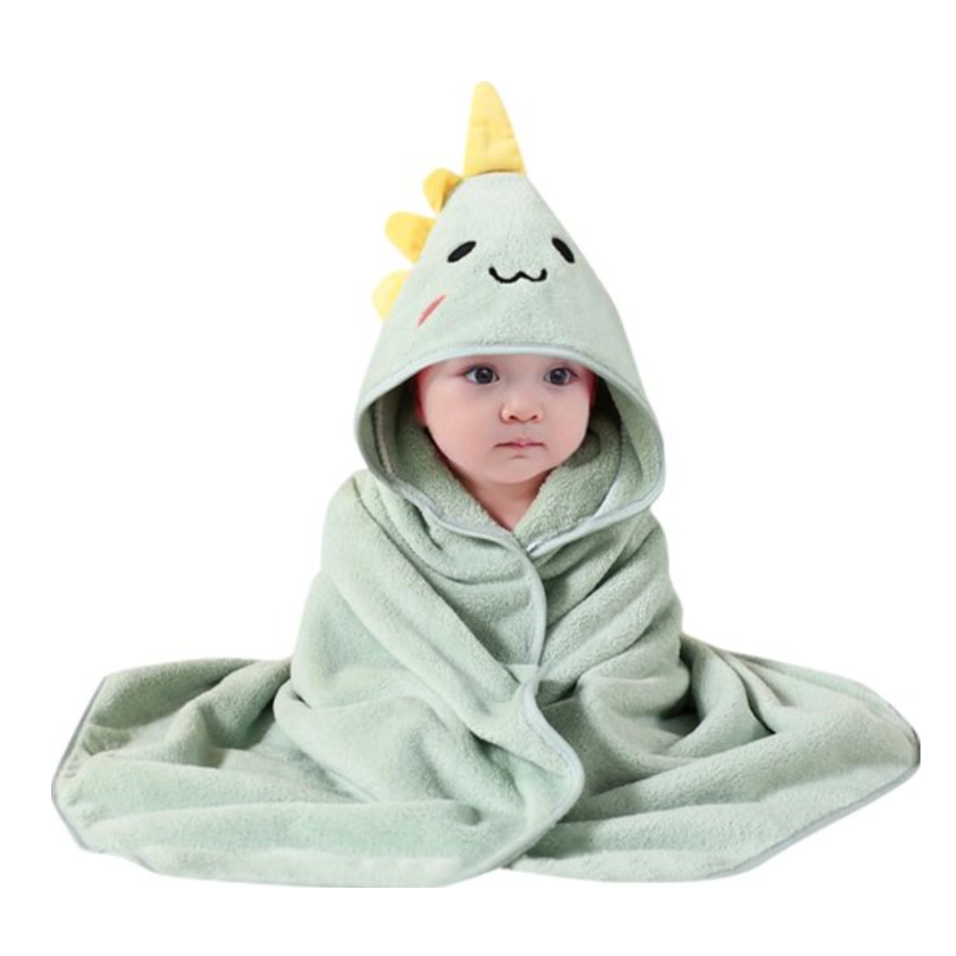Dinosaurus badcape van fleece