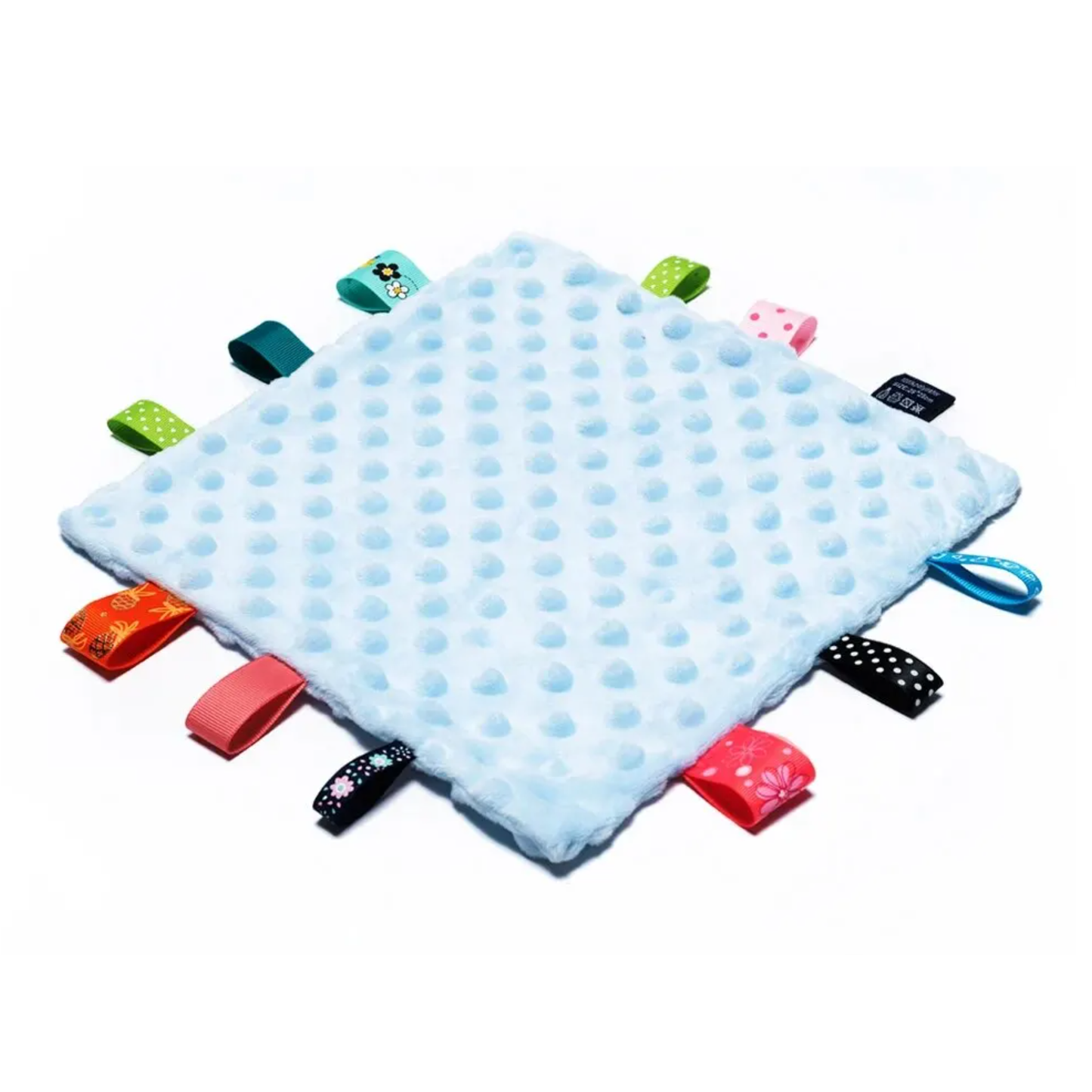 Noppenstof Knuffeldoekje Blauw