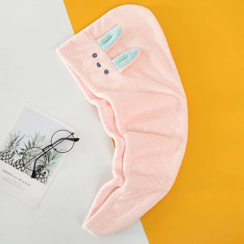roze Haarhanddoek 'Bunny'