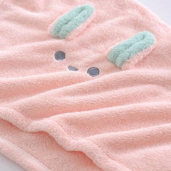 Haarhanddoek 'Bunny' detail