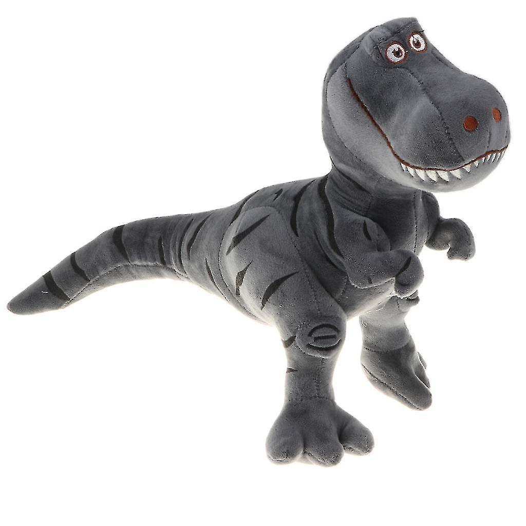 Dinosaurus Knuffel zijkant grijs
