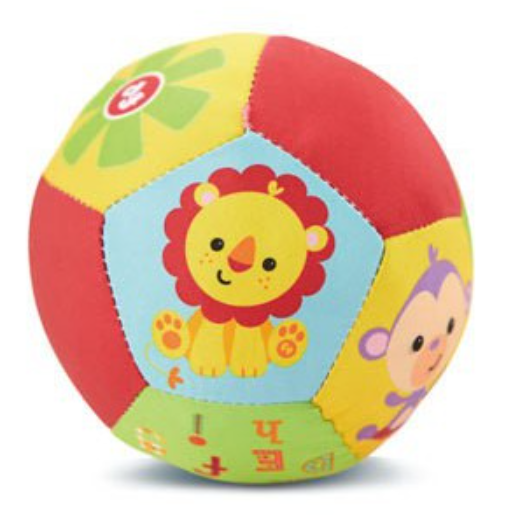 Stoffen speelbal van Fisher Price