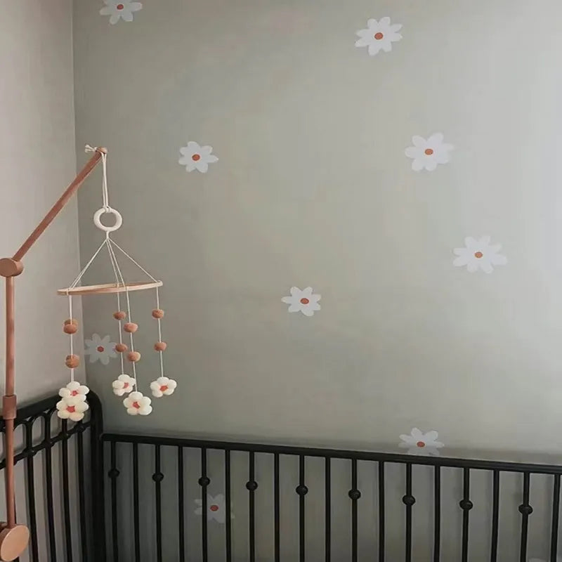 Mobiel met Vilten Bloemen Hangers sfeer