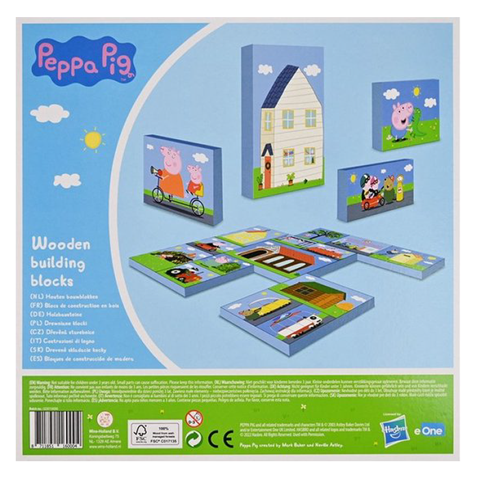 Peppa Pig - Houten Bouwblokken
