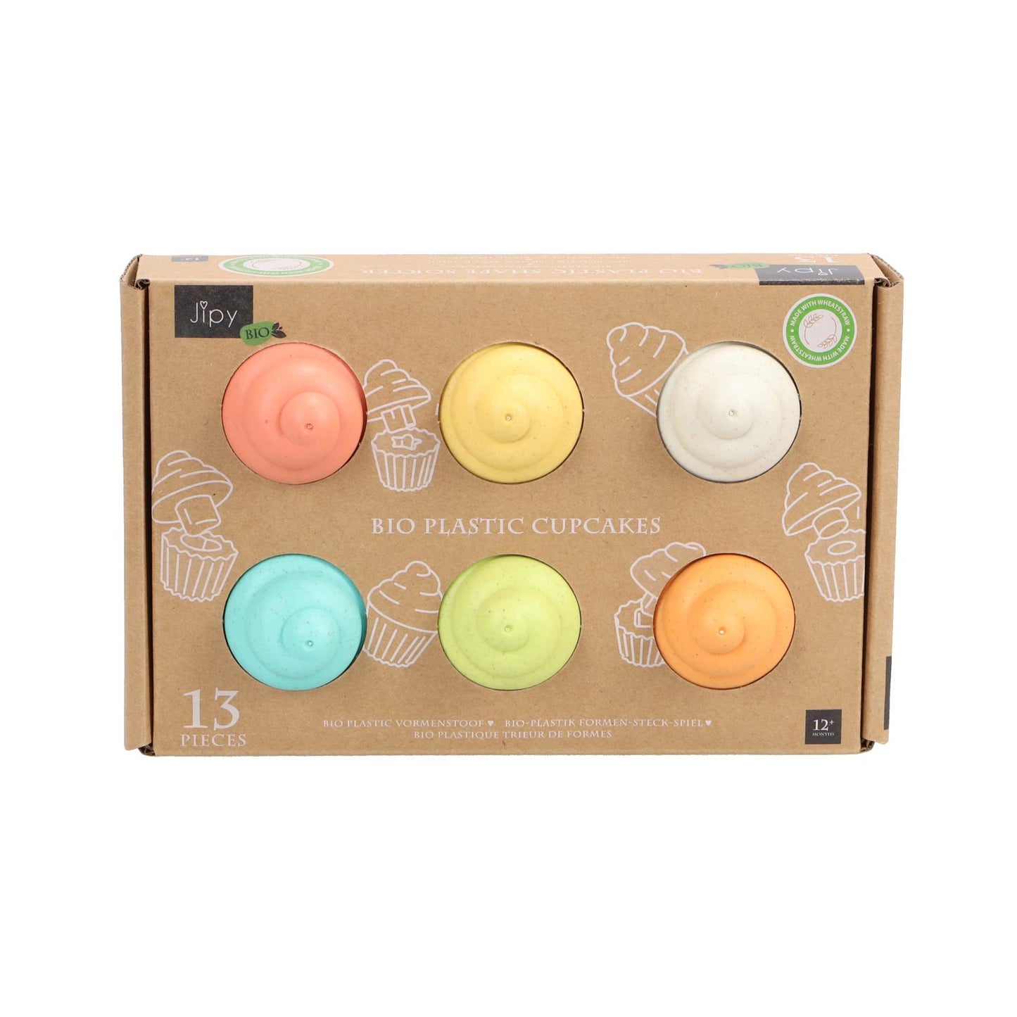 Jipy Bio Vormenstoof Cupcakes