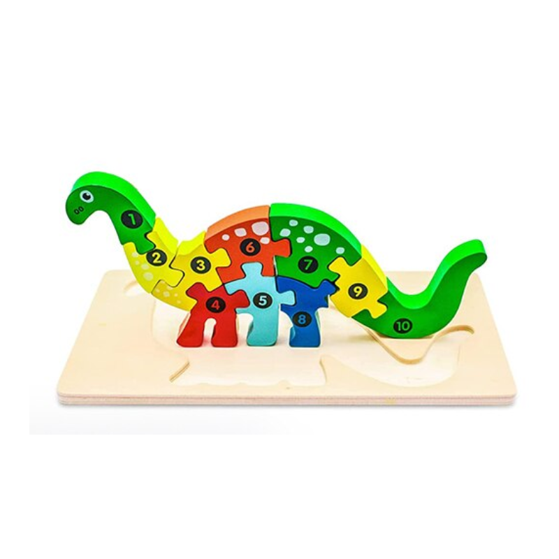 Houten 3D Dinosaurus Puzzel