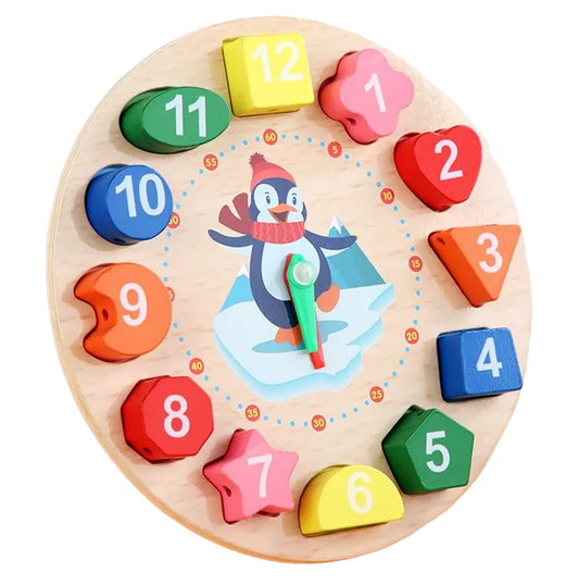 Houten Inlegpuzzel 'Klok'