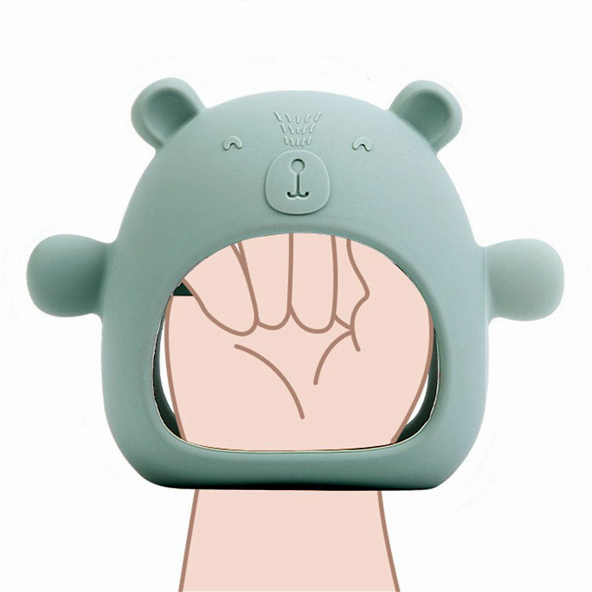 Siliconen bijtspeelgoed om hand baby