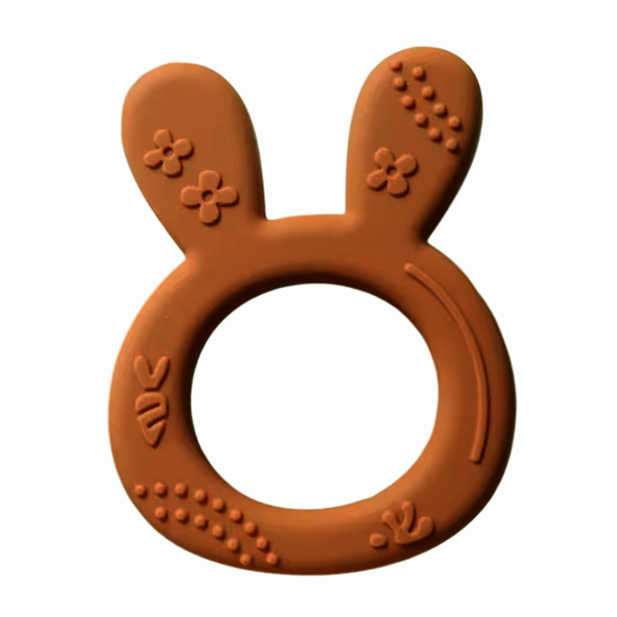 Siliconen Bijtring 'Bunny' met texturen