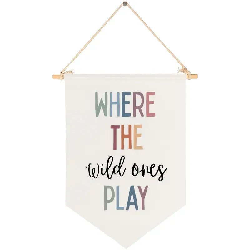 Vaandel 'Where the Wild Ones Play' detail