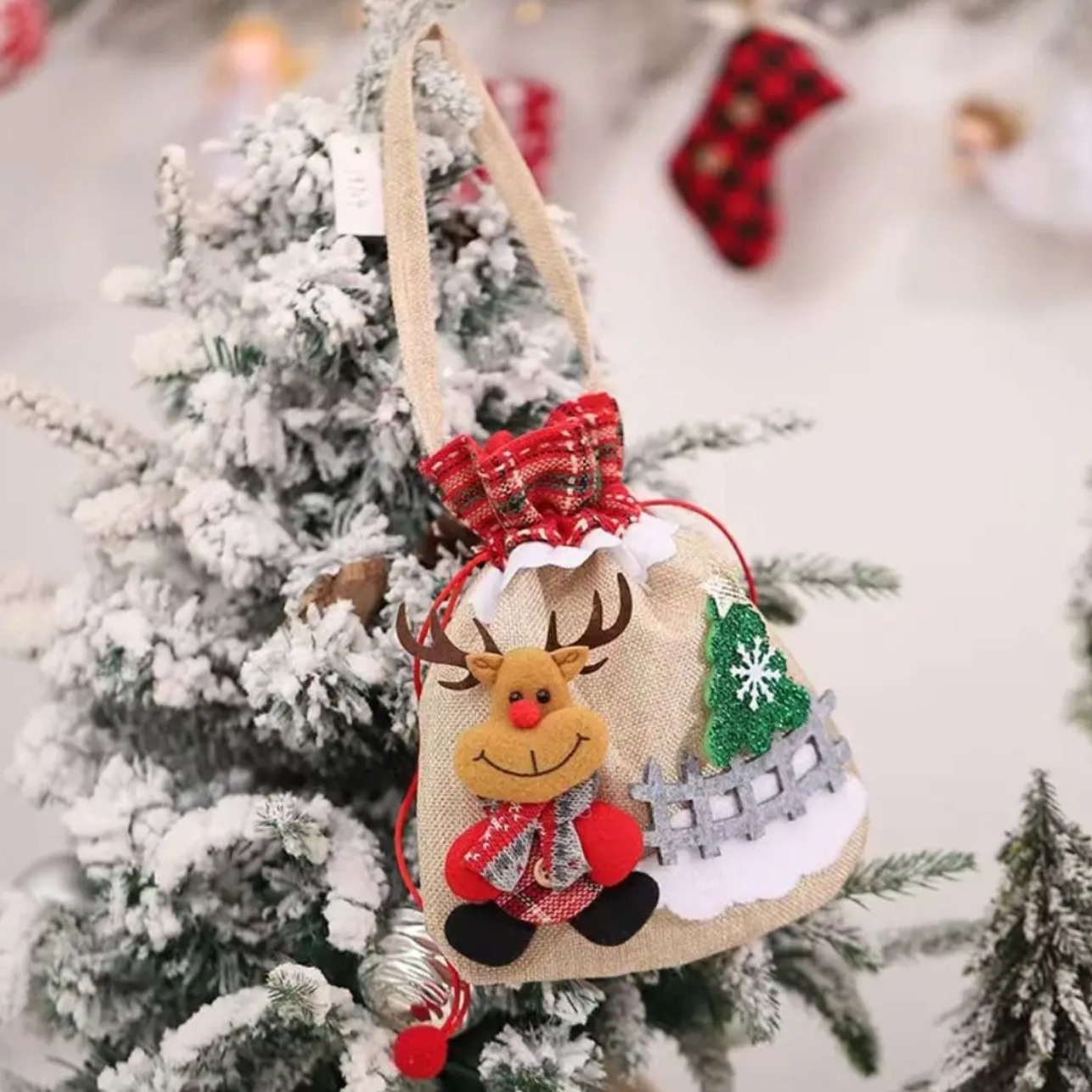 Kerst Snoepzak 'Rendier'