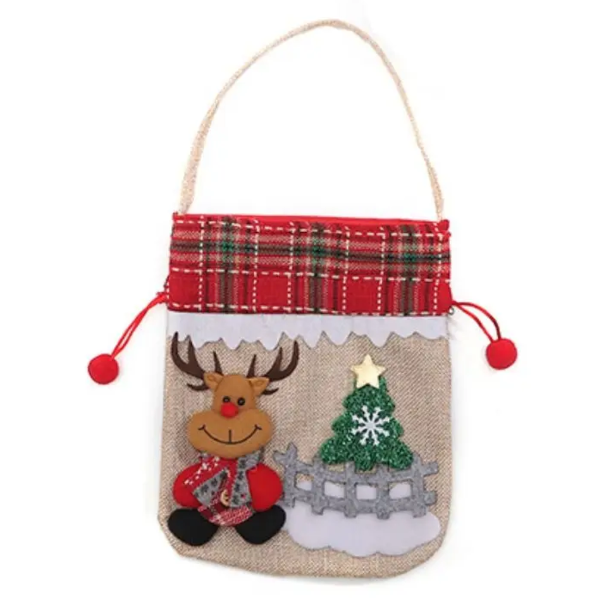 Kerst Snoepzak 'Rendier'