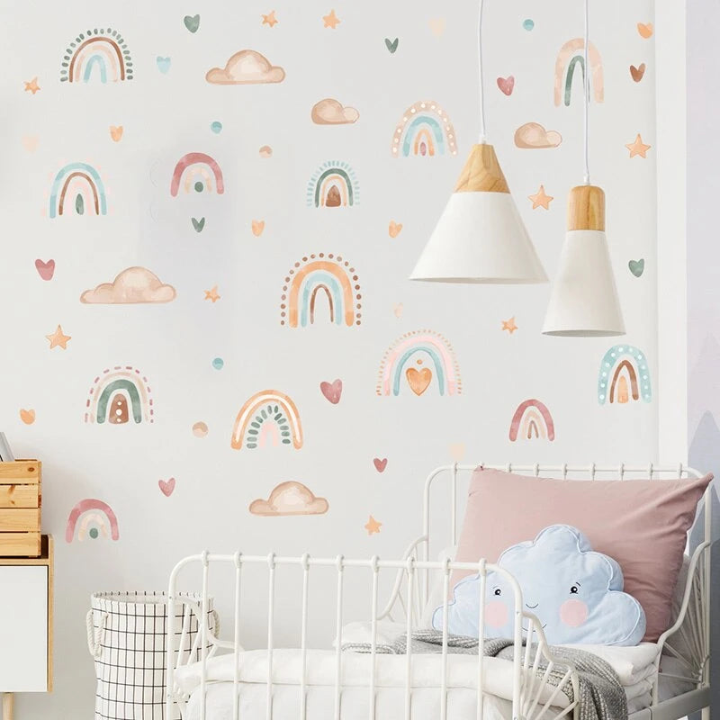 BoHo Regenbogen Muursticker