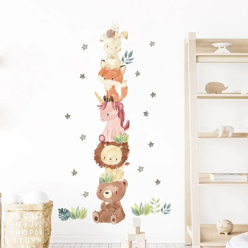 Muursticker Dieren 'Toren'