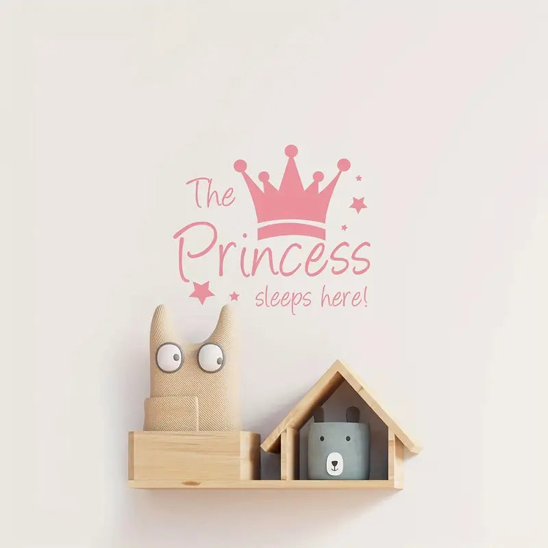 Muursticker 'Princess Sleeps Here'