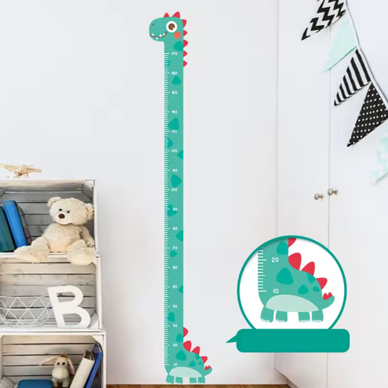 Groeimeter 'Dinosaurus' tot 170cm