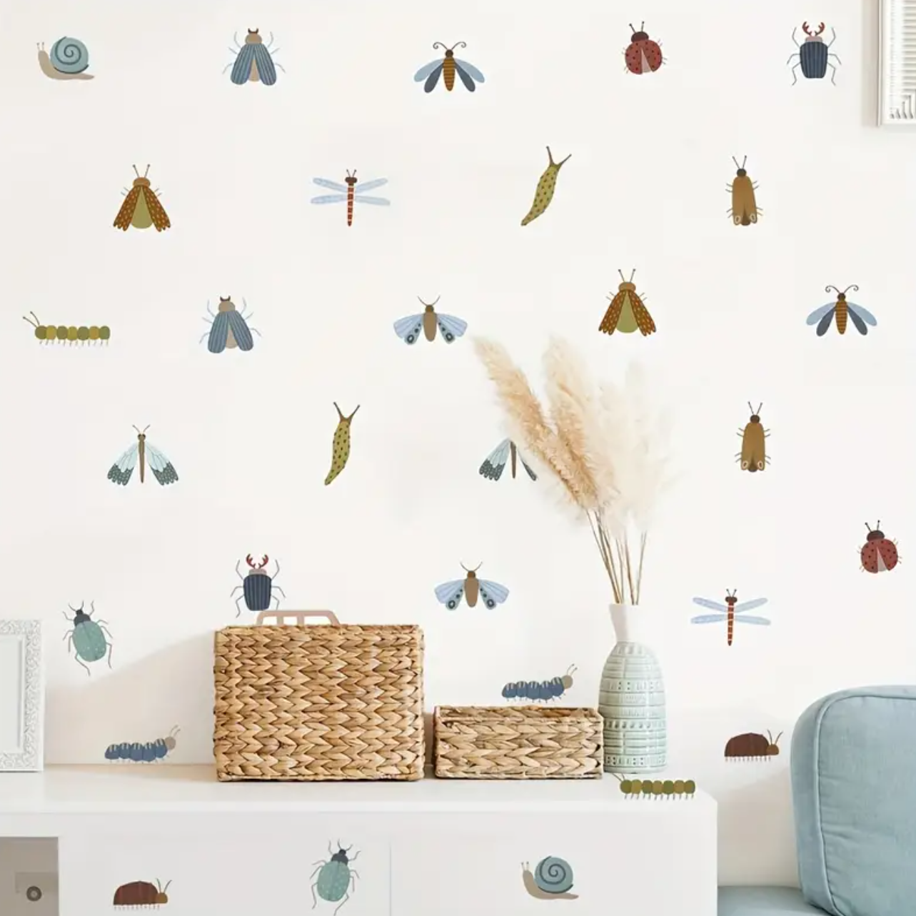 Muurstickers 'Insecten'