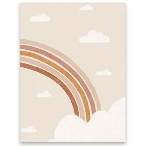 BoHo Posters rainbow clouds