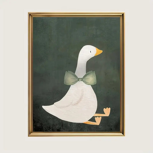 Eenden Canvas (2 varianten)
eend met strik