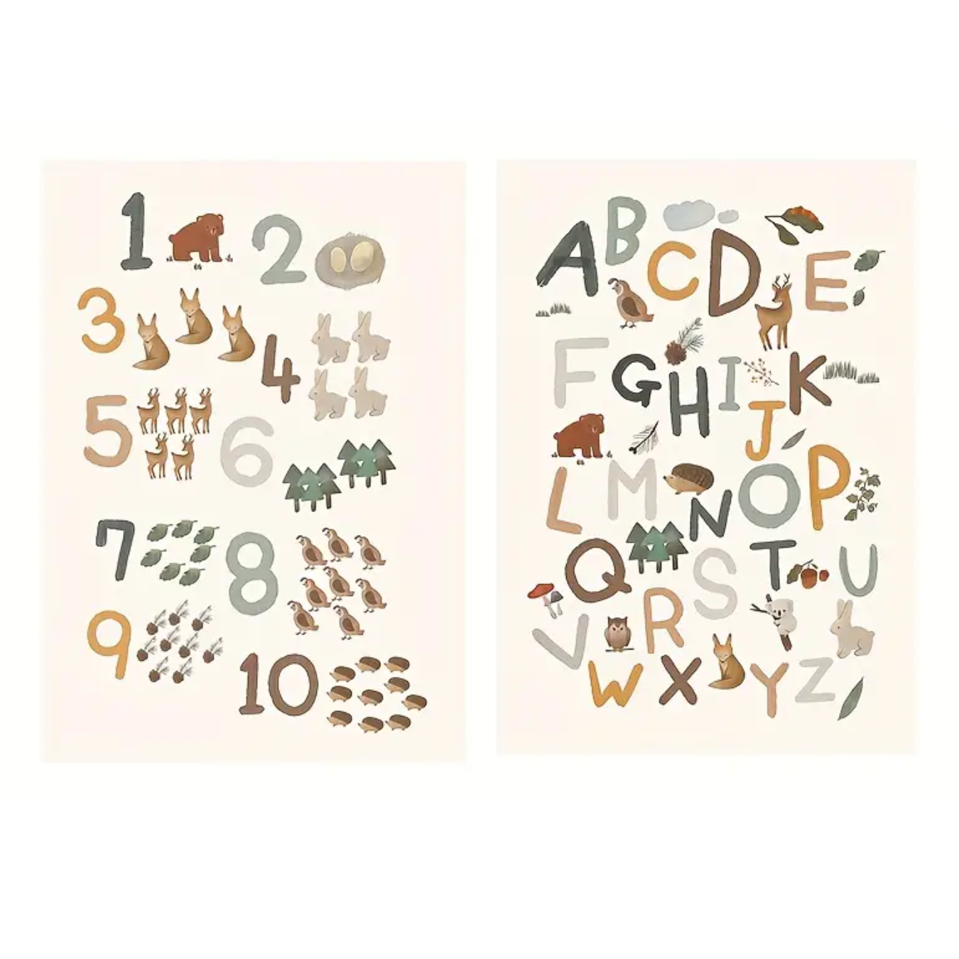 Nummers & Letters Canvas detail