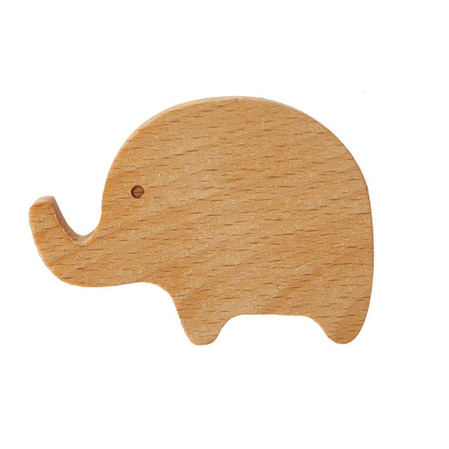 Houten Dieren Haakjes olifant