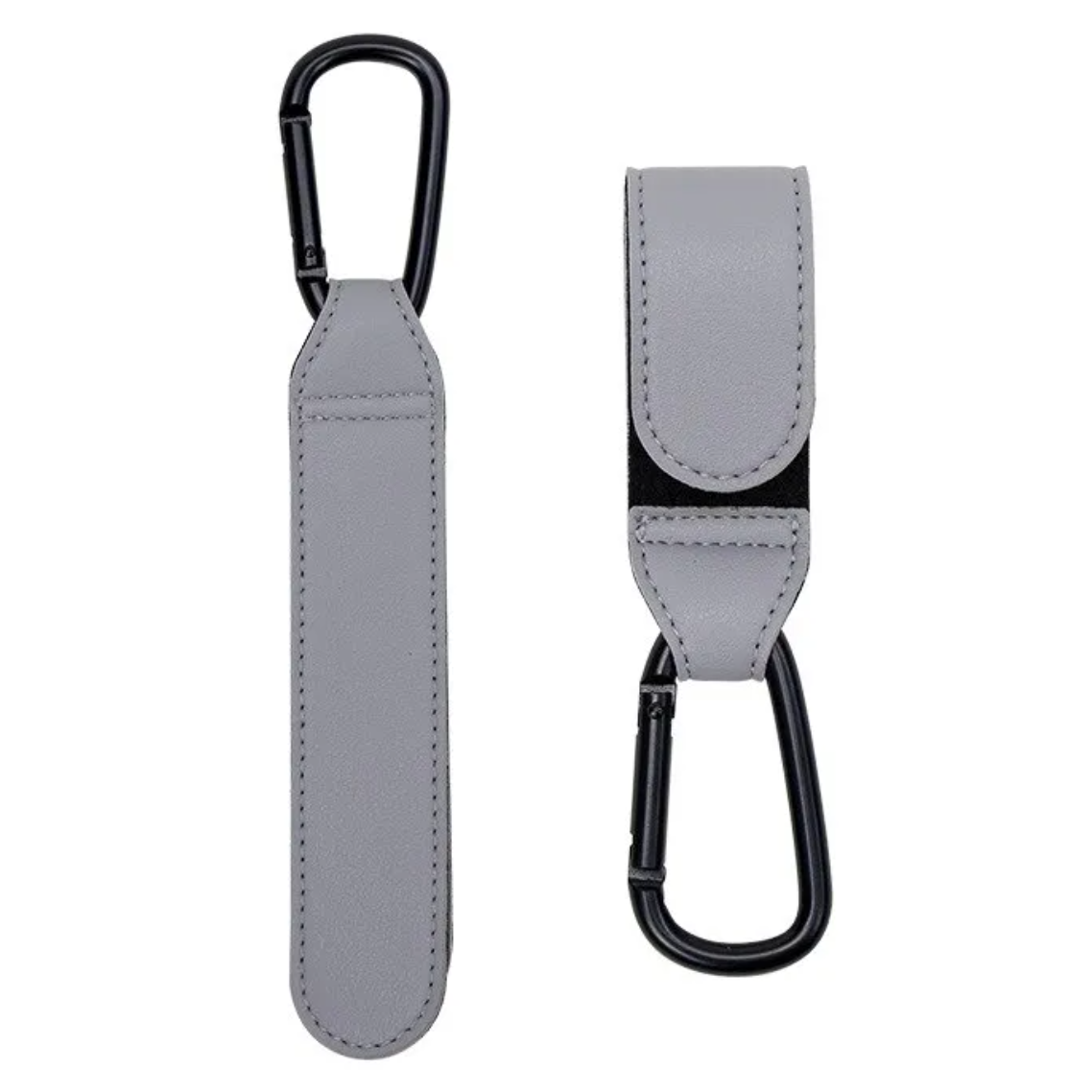 2 stuks Buggy Haken van Leer en Metaal