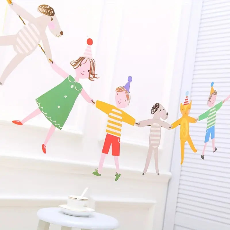DIY Slinger met Gekleurde Poppetjes