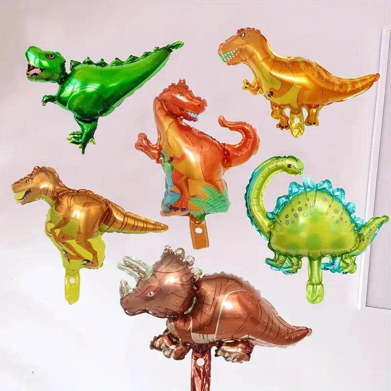 6 stuks Folieballonnen 'Dinosaurus'