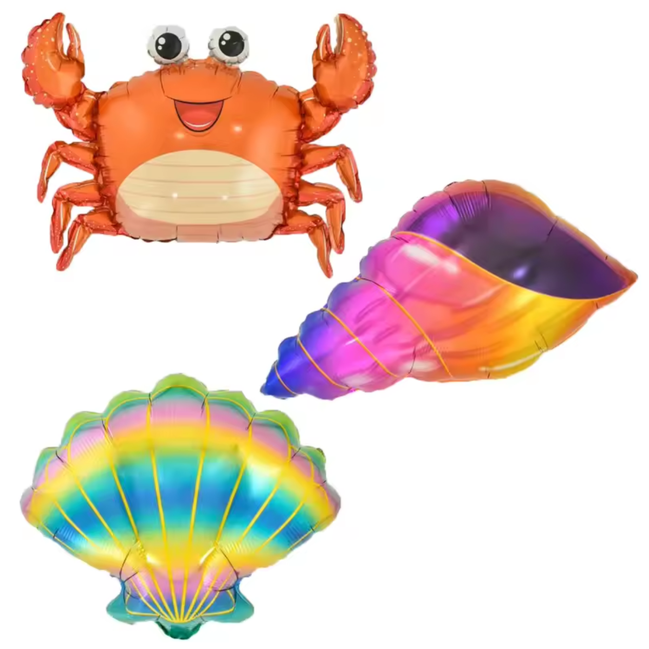 9 stuks Folieballonnen 'Zeedieren'