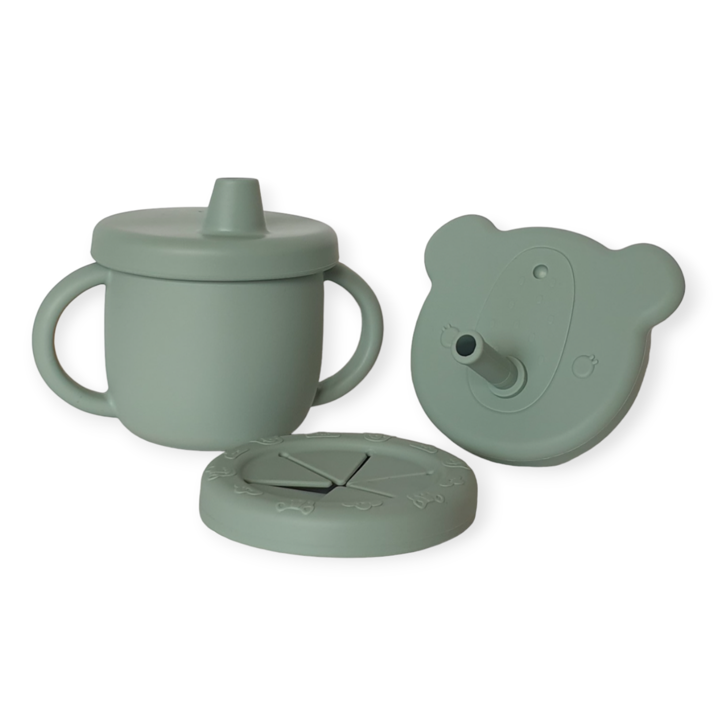 4 in 1 rietjes beker, snack-cup en tuitbeker