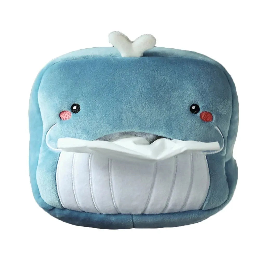 Pluche Dispenser voor Doekjes 'Walvis'