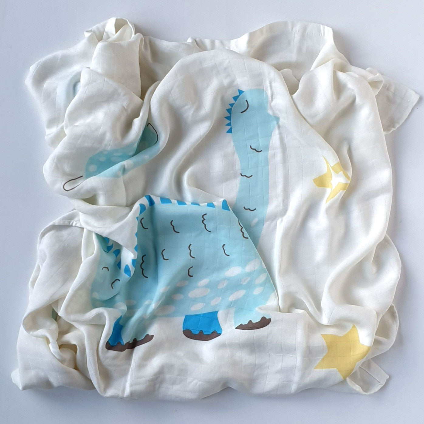 Hydrofiele Doek met Print (110x110 cm) 'Dinosaurus
