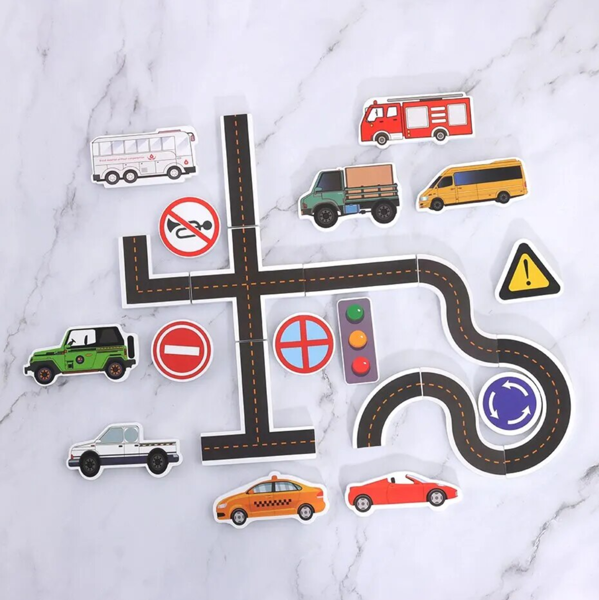 Badspeelgoed - Foam Verkeersset (23 delig)