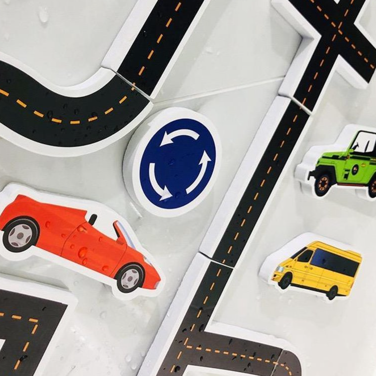 Badspeelgoed - Foam Verkeersset (23 delig)