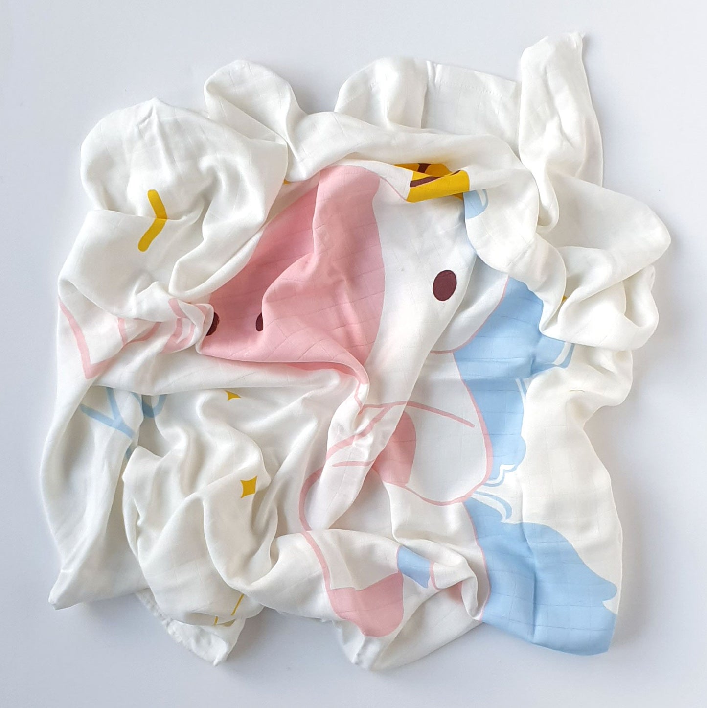 Hydrofiele Doek met Print (110x110 cm) 'I Love You'