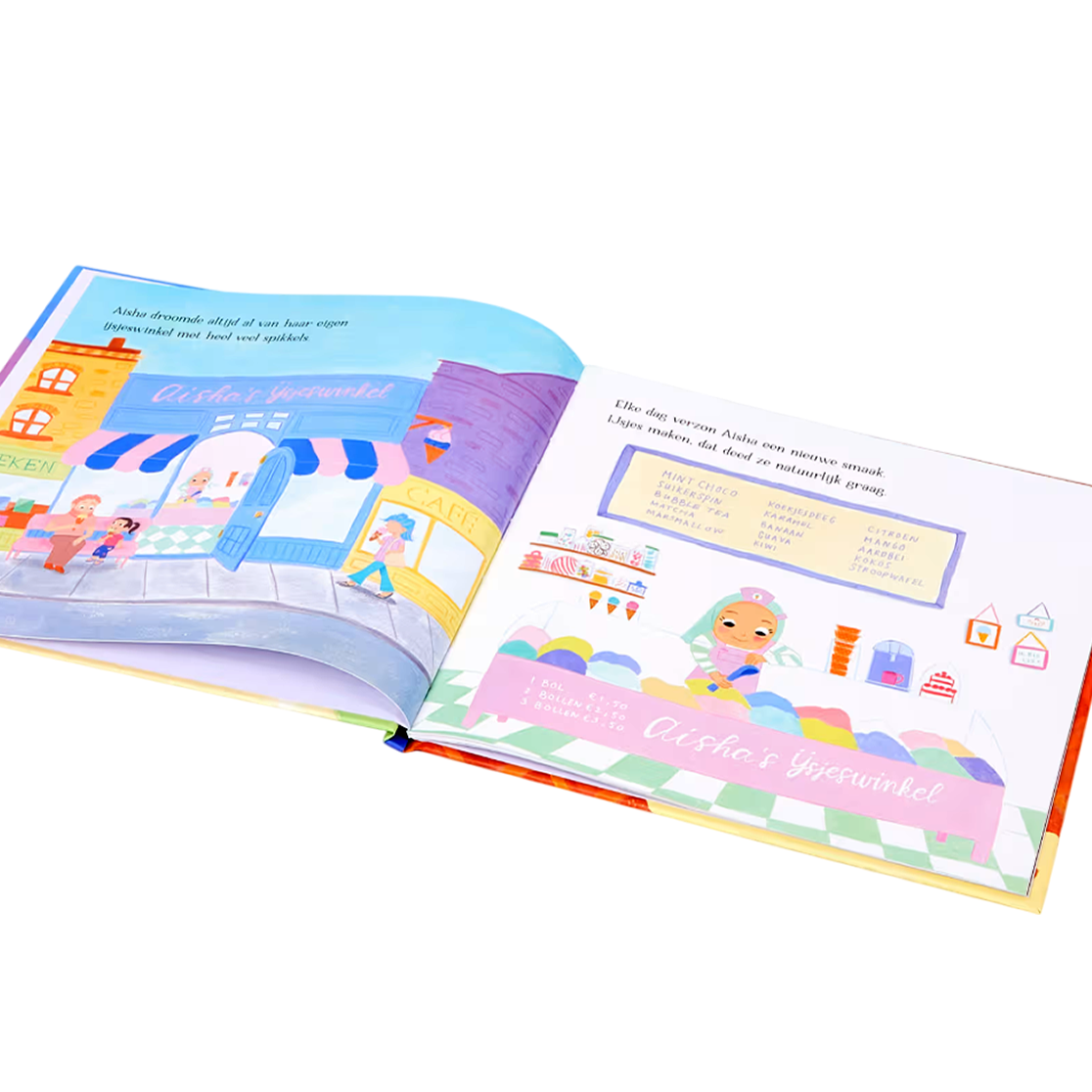 Voorleesboekje 'Aisha's IJsjeswinkel'
