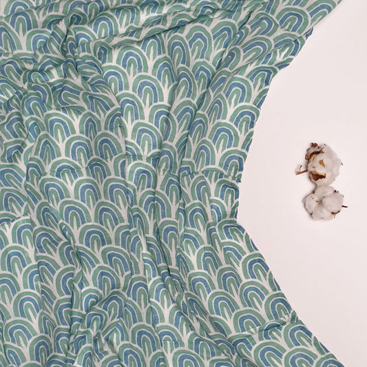 Hydrofiele doek met regenboog print