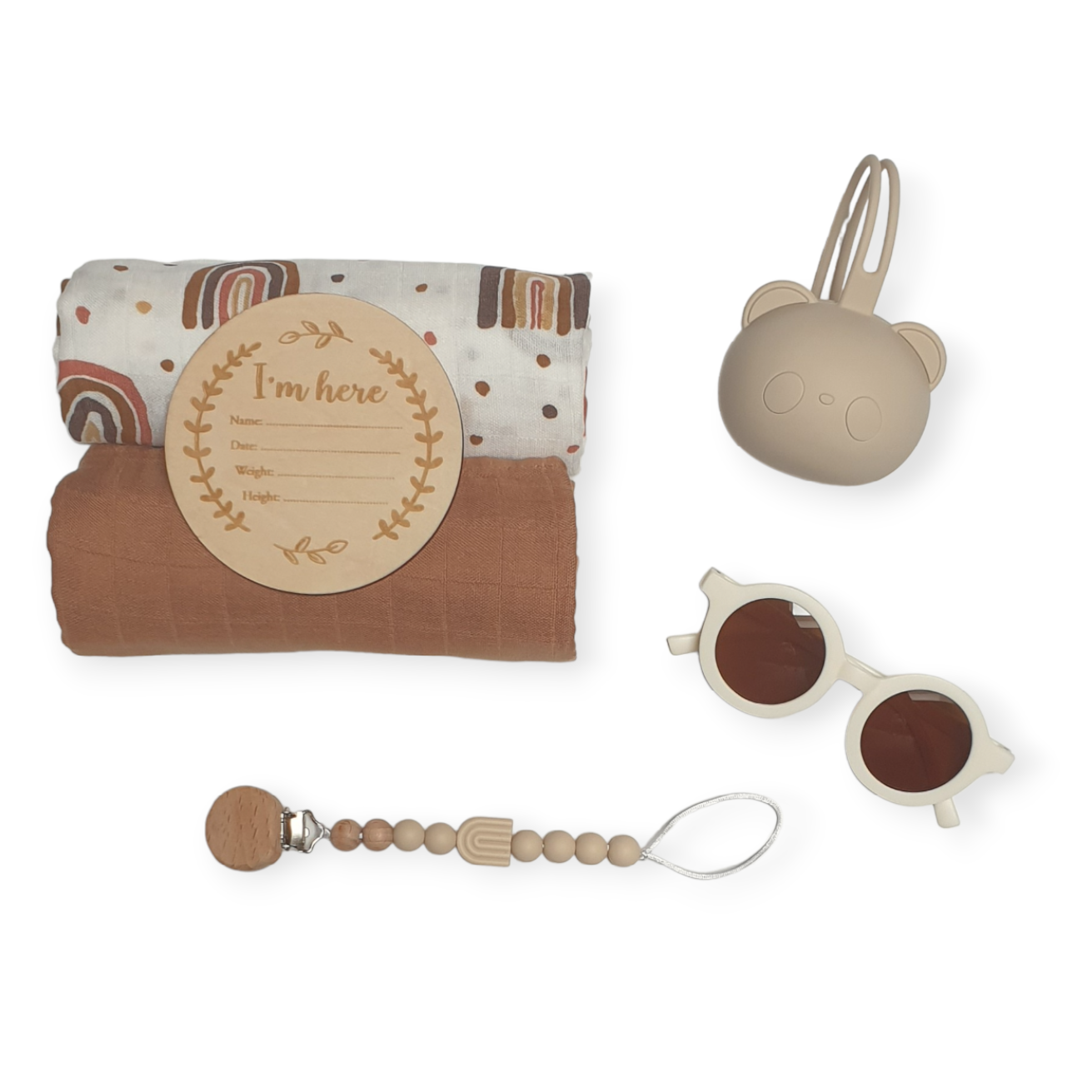 Kraamcadeau box met hydrofiel doeken