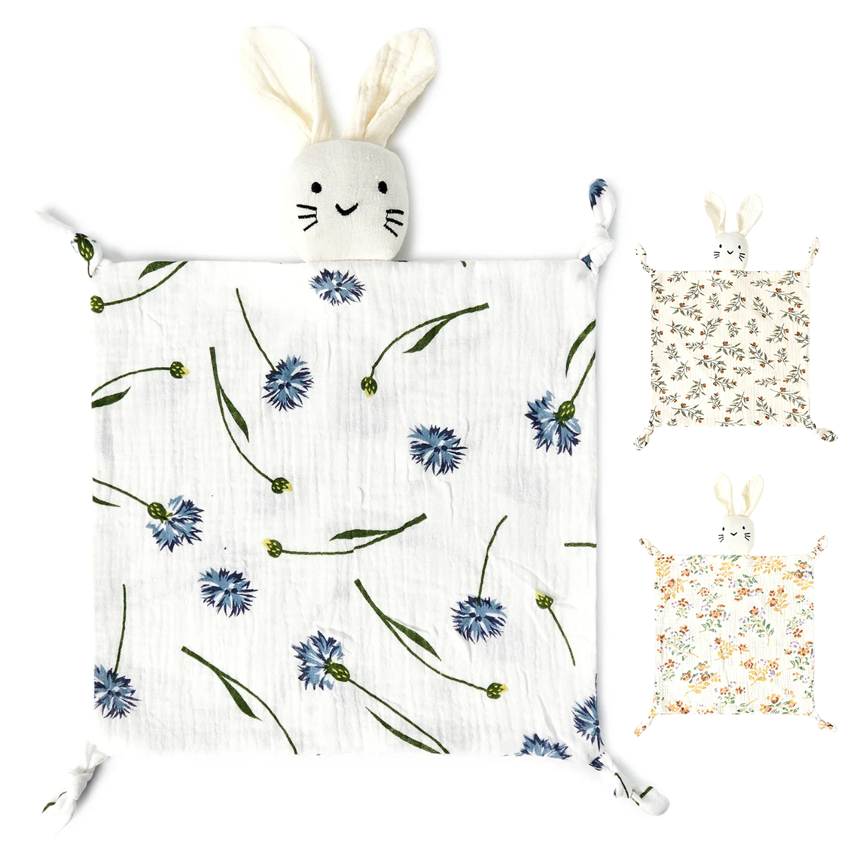 Knuffeldoekje met Bloemenprint (3 stijlen)
