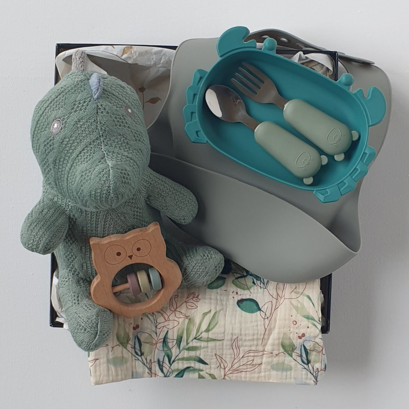 Kraamcadeau Box "Hungry Dinosaur"