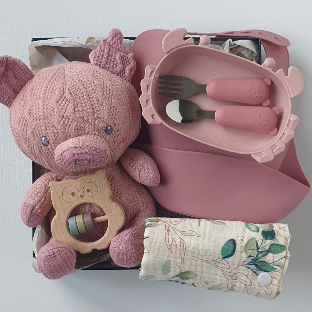 Kraamcadeau Box "Hungry Piggy"